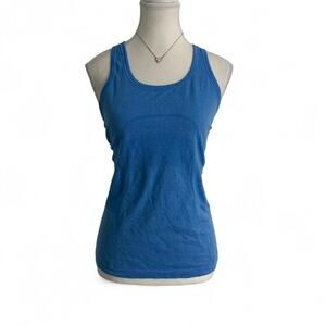 Lululemon Swiftly Tech Tank Top In Blue Activewear, Running, Yoga Size Womens 8